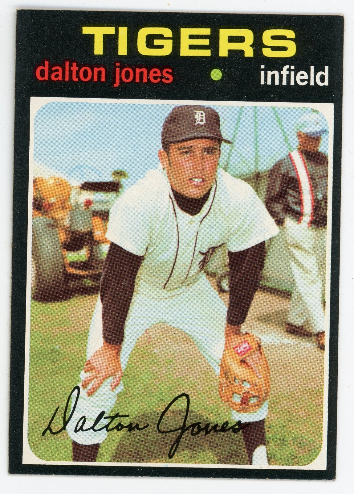 1971 Topps Dalton Jones #367 Tigers Ex+