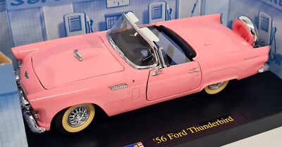 Revell 1/18 Ford Thunderbird 1956 Open Convertible Pink Diecast