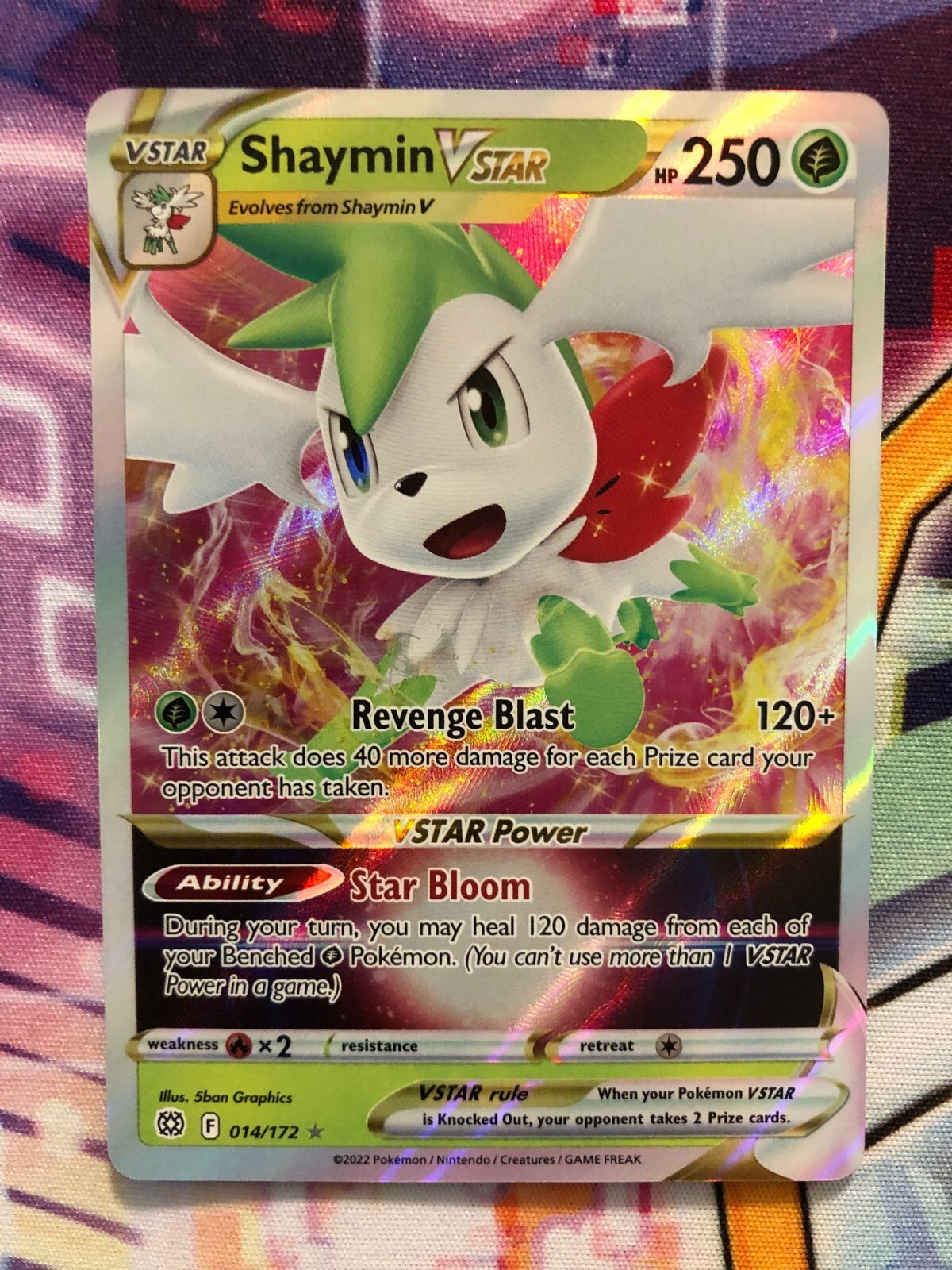 Shaymin VSTAR - 014/172 Ultra Rare Brilliant Stars NM Pokemon TCG