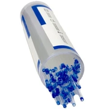 Glass Capillary Tube, Plain, Blue, Karter Scientific 403Y3 (Pack of 200)