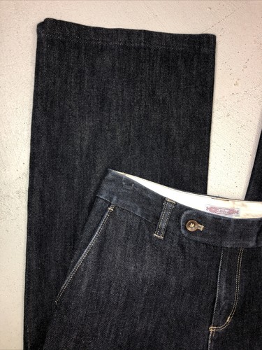 Zozo Women's Size 2 Wide Leg dark wash stretch denim jeans - Picture 2 of 6