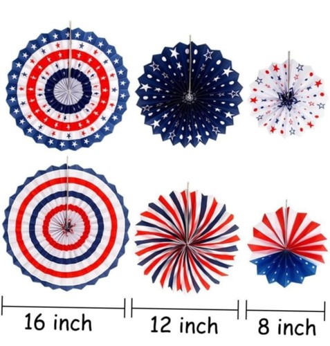 2pcs String Independence Day Party Supplies American Flag Decor American