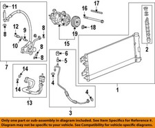 GM OEM 15-26 Acadia Condenser, Compressor Lines-Compressor Nut 11546377