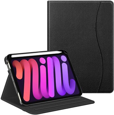 Folio Case for iPad Mini 7 (A17 Pro) 2024 Smart Stand Cover with