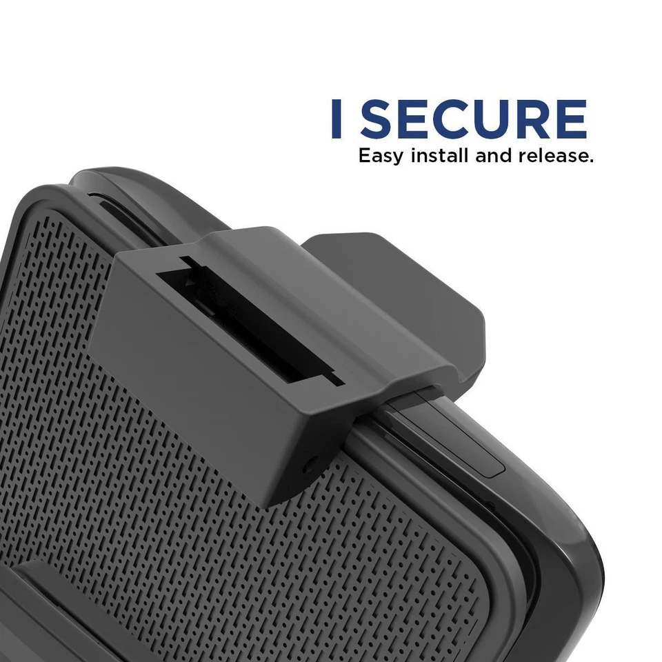 Google Nexus 5X Belt Clip (case free design) ClipMate² Non-Slip Rotating Holster - Image 3 of 4