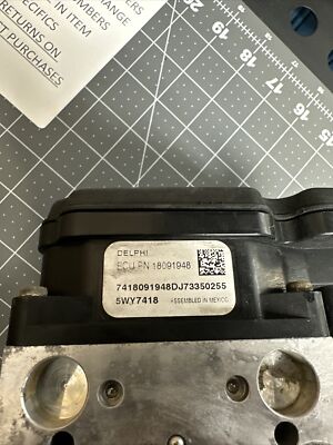 GM ABS Brake Pump W/ Module 18091948 Part Number 15214185 | eBay 