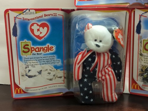 McDonalds Ty Beanie Babies, "International Bears II", 3er Komplettsatz - NEU - Bild 6 von 9