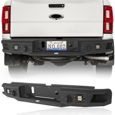 Rear Bumper W Led Lights Factory Backup Sensors Hole Fit 2019-2023 Ford Ranger