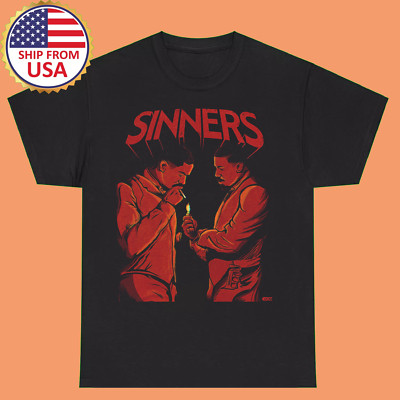 Sinners Movie Gift For Fan Poster T Shirt Full Size S-5XL