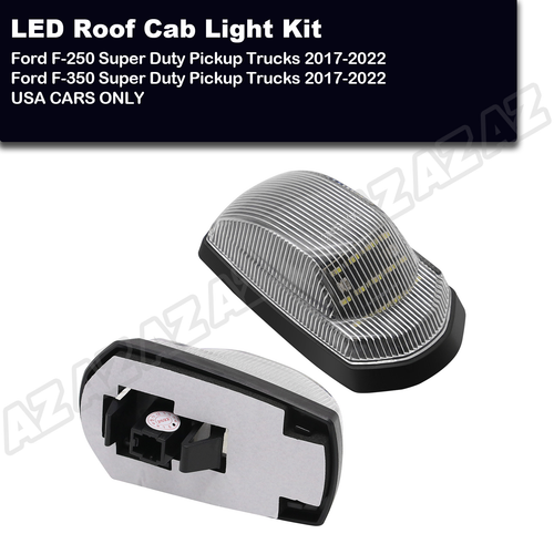 5x Cab Marker Rooftop Running Light White For 17-2022 Ford F250 F350 Super Duty - Picture 11 of 11