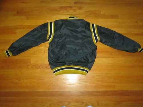 NEW ORLEANS SAINTS Vtg 80s 1990s Pullover DELONG Jacket sweater TALON USA S EUC - Picture 7 of 7