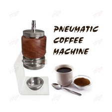 Cafetera Neumática Exterior Camping Cafetera con Tazón Extractor 58mm