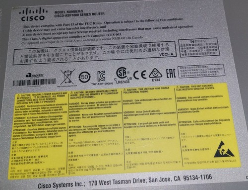 Cisco asr1004 - Picture 2 of 2