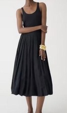 J.Crew Fitted tank dress with poplin bubble skirt NWT Size XXS