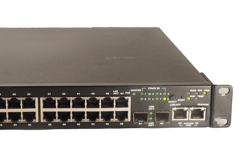 Dell Powerconnect 3548P 0M727K 48 port 2 SFP Port Networking Switch - Picture 2 of 10
