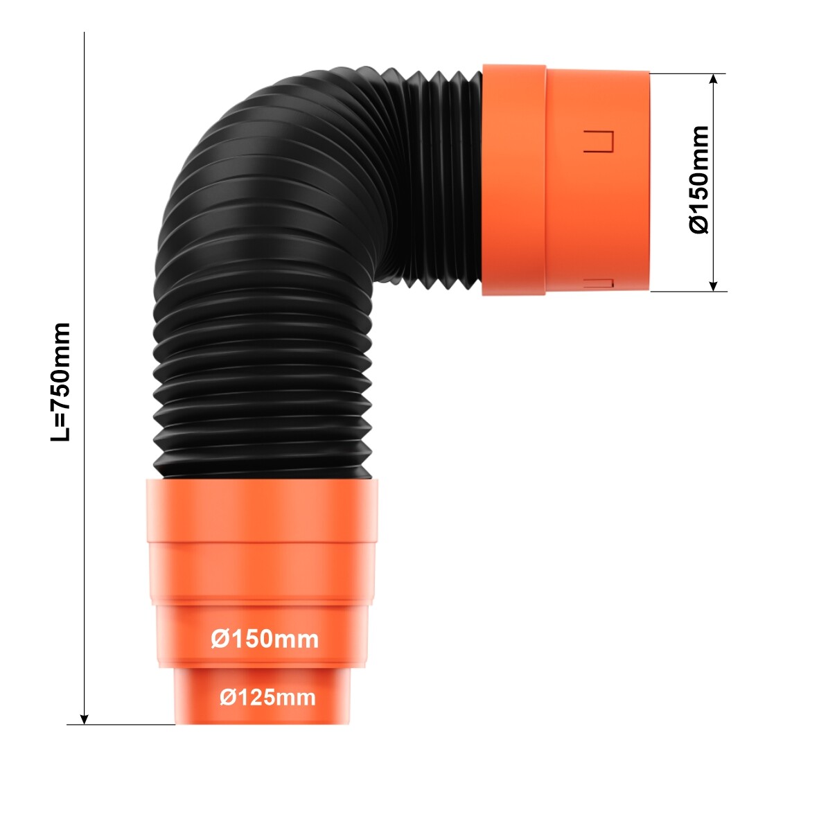 Manhegari Trockner Reinigungsset - 80cm Flexibler Schlauch Für Lüftungsrohr & Fussel
