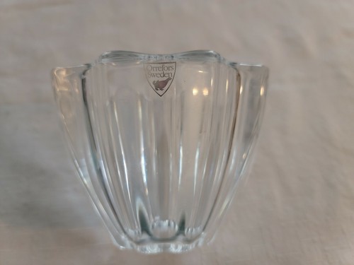 Orrefors Schweden Kristall Blumenschale/Kerzenhalter - Bild 8 von 11