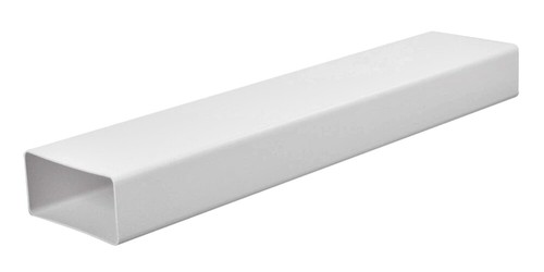 Lüftungssystem Flachkanal 110x55mm PVC Lüftungsrohr T-Stück 90°Bogen Abluft - Bild 2 von 34
