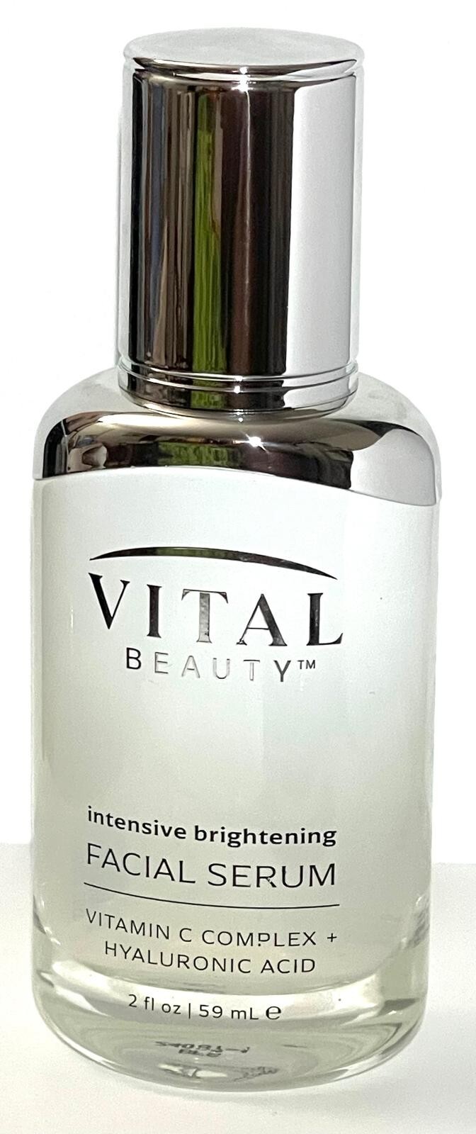 Vital Beauty Intensive Brightening Facial Serum  w/ Vitamin C + Hyaluronic Acid