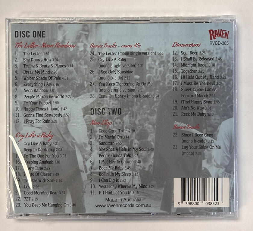 The Original Albums 1967-1969 * by The Box Tops (CD, Feb-2015, 2