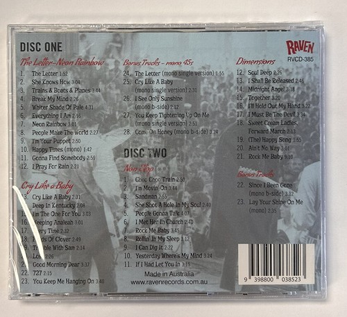 The Original Albums 1967-1969 * by The Box Tops (CD, Feb-2015, 2 Discs, SEALED - Picture 2 of 2