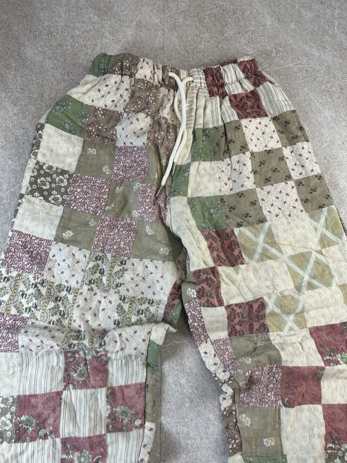 HANDMADE Quilted Patchwork Pants Cottagecore Boho… - image 2