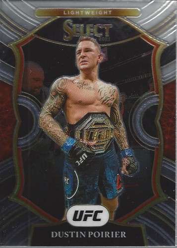 Dustin Poirier #72 2021 Panini Select UFC card
