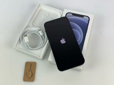 Apple iPhone 12 64GB, Black Model A2403. Erased & Reset Boxed Network Free