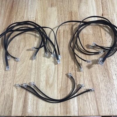 Lot of 14 LEGO Lot Pieces Mindstorms EV3 NXT Connector Cable Parts Mixed Lenghts