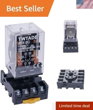 8-Pin DPDT Power Relay with Silver Contacts for Reliable Circuit Solutions