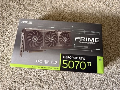ASUS PRIME Nvidia GeForce RTX 5070 Ti OC Edition 16GB GDDR7 PCI Express 5.0 GPU