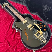 Semi Hollow Chitarra elettrica Epiphone Dot EB 2006 Ebony Bigsby Korea