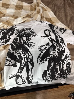 Roberto Cavalli Cool Fit Panther Graphic T-Shirt   Size L   New With Tags