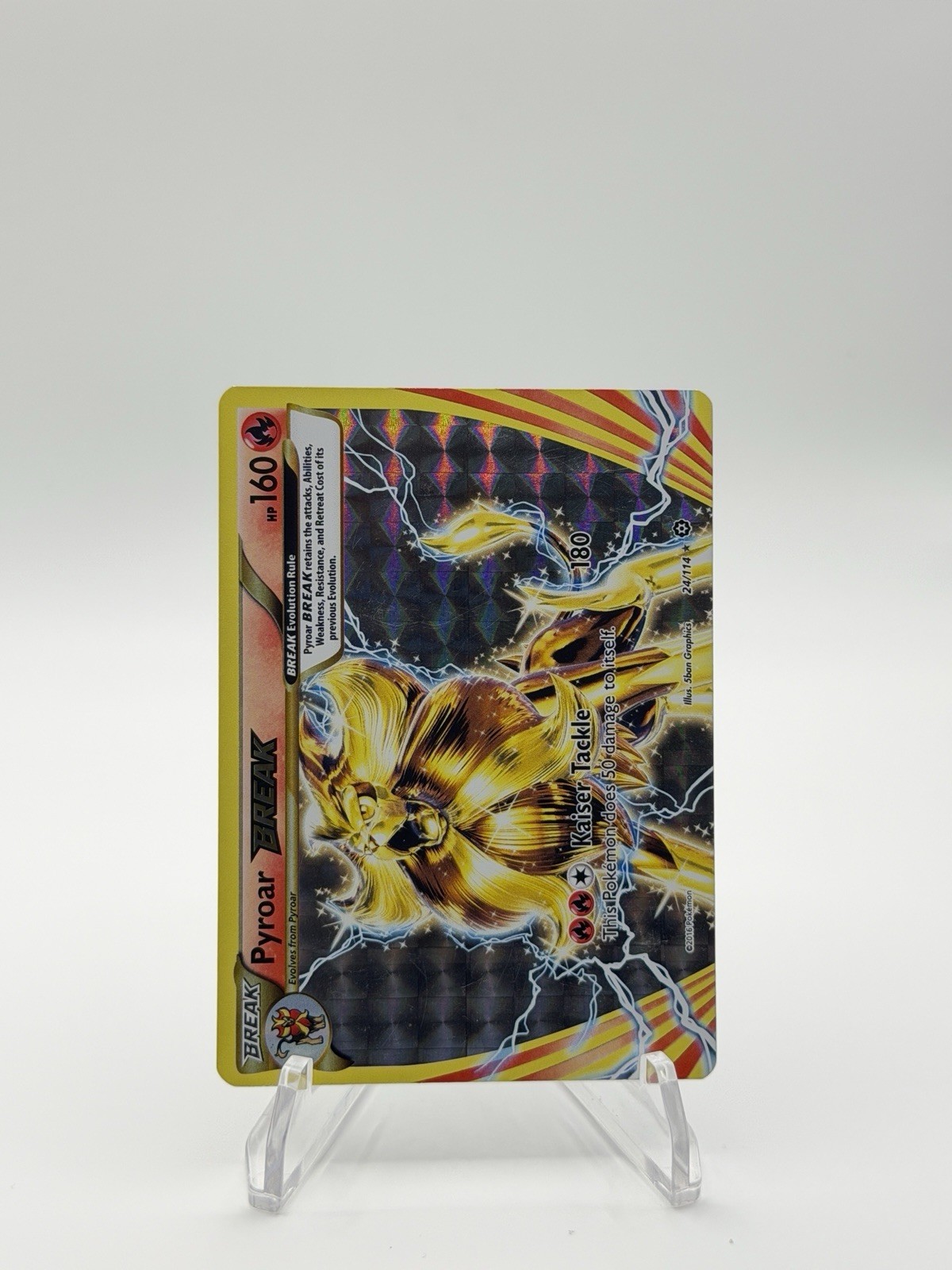 Pyroar BREAK 24/114 HOLO RARE XY Steam Siege Pokemon TCG Card