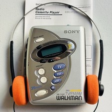 SONY Walkman WM-FX467 Cassette Player w/ AM/FM Radio - New Belt - Reconditioned