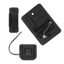 No-Drill Fingerprint Cabinet Lock with Integrated Pull Handle, Keyless Entry