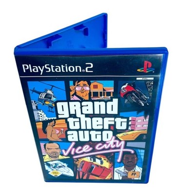 GTA Grand Theft Auto Vice City - Sony Playstation 2 (PS2, 2002) mit OVP