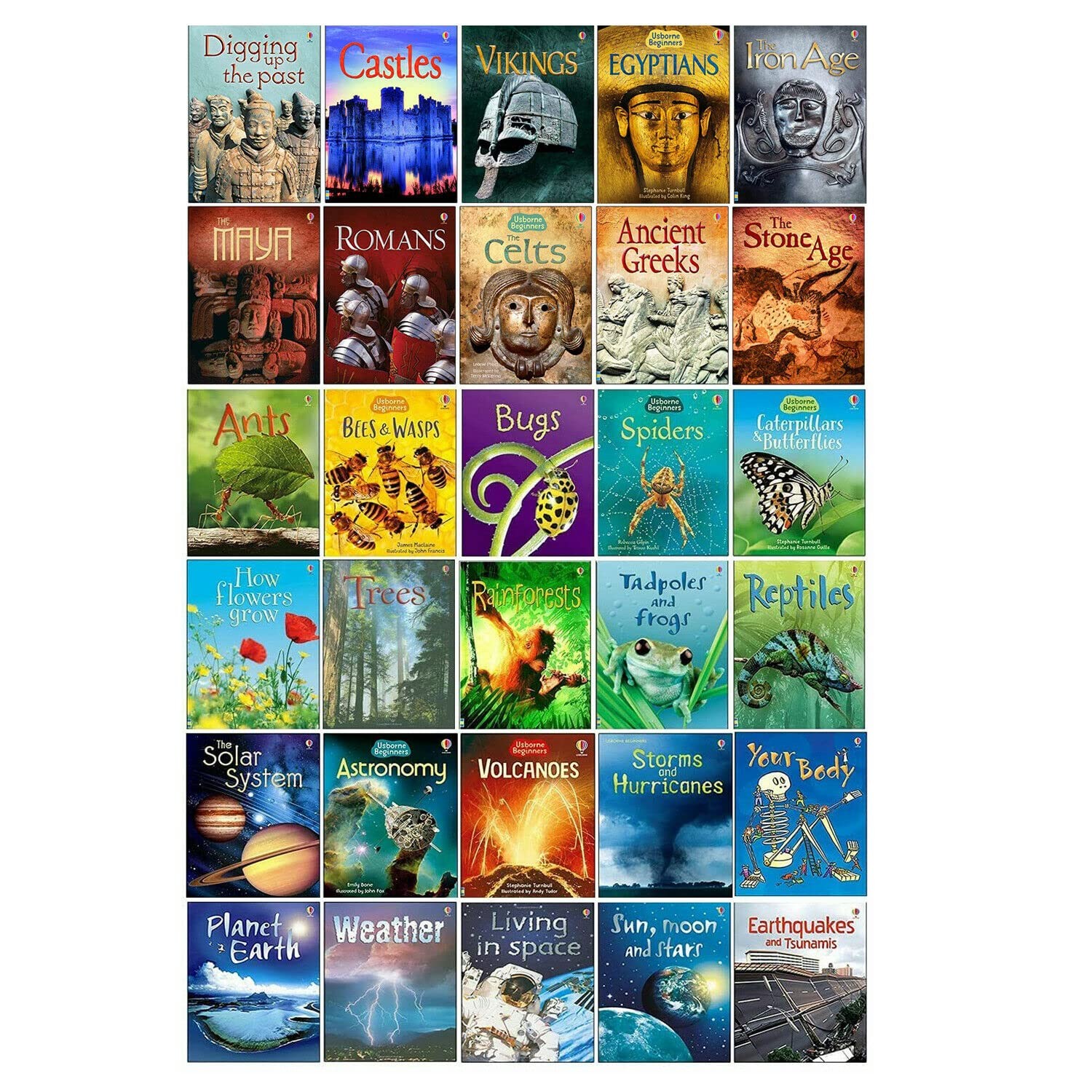 Usborne Publishing Ltd Usborne Beginners Nature, Science & History Collection 30 Books Set - Ages 4-10 - Paperback - Image 2