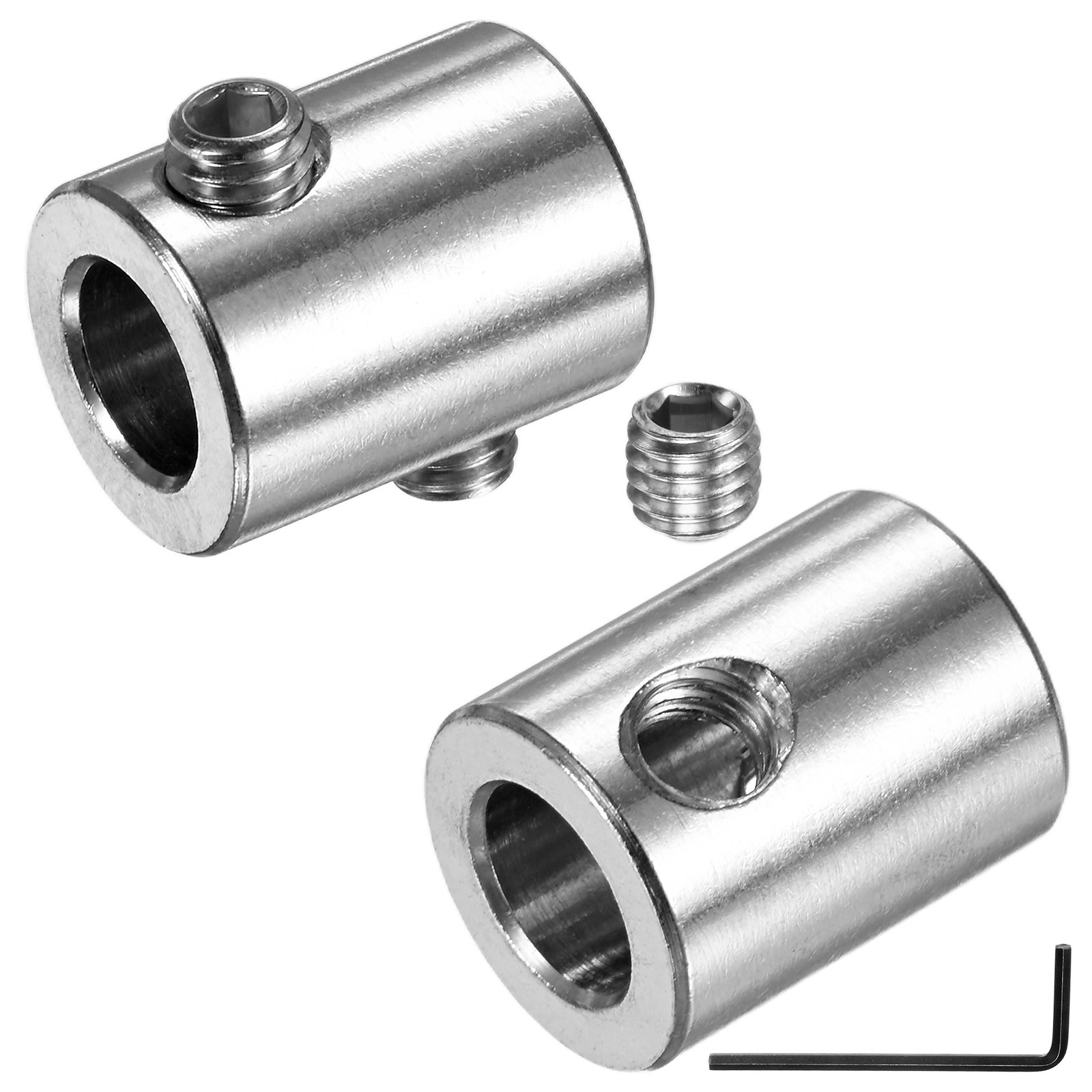 2-Pack 9mm Stainless Steel Wire Rope Cable Clamps with Double Holes