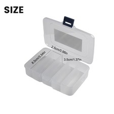 Screws Box Box Craft Organizer Plastic Small Part Container Translucent