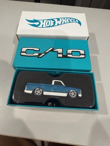 Hot Wheels Chevrolet C-10 Chevy Pickup Truck 2019 RLC Redline Club /15000 Aqua