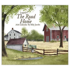 Legacy Publishing Group,  Road Home by Billy Jacobs 2026 Mini Wall Calendar, 6.7