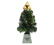The Legend of Zelda Triforce LED USB-Powered Light-Up Desktop Holiday Tree | 