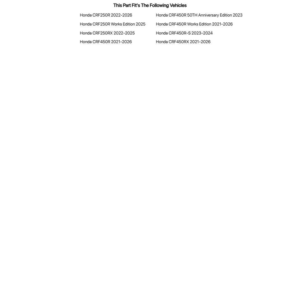 Placa de matrícula delantera Acerbis 2000 CR roja para Honda CRF450RX 2021-2026 Foto 2 de 2