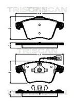 Triscan Bremsbelagsatz Scheibenbremse 8110 29055 FüR VW Transporter T5 7JD 7JE