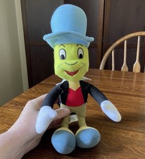 Disney Jiminy Cricket Stuffed Plush 13 Pinocchio Toy Factory Top Hat