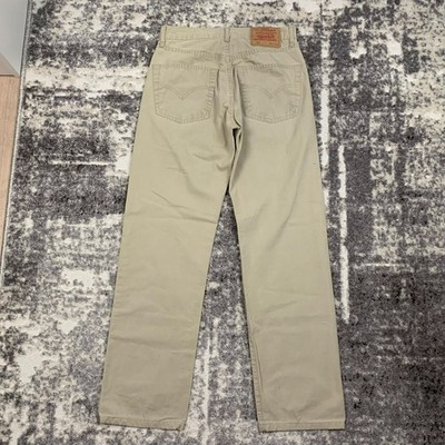 LEVIS 551 Jeans Hose Größe W31 L34 Camel/ Beige Vintage 00551