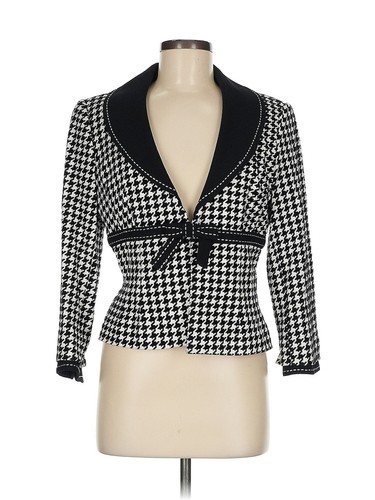 Alberto Makali Women Black Blazer 8 Plus