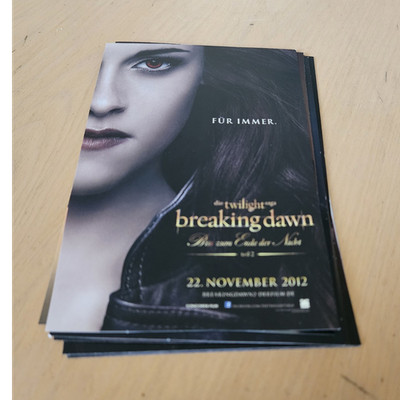 NECA Twilight Saga Breaking Dawn Teil 2 Postkarten Set Film-Motiv 22.11.2012