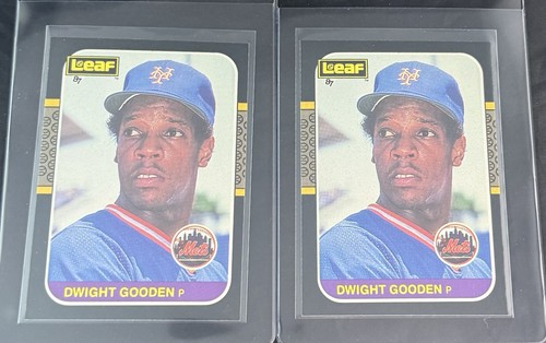 Dwight Gooden #84 1987 Leaf card